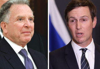 סטיב ויטקוף וג'ארד קושנר (צילום: אלוני מור,רויטרס)
