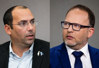 אביעד גליקמן, שמחה רוטמן (צילום: יונתן זינדל,חיים גולדברג פלאש 90)