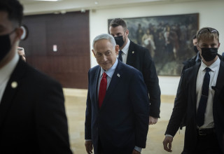 בנימין נתניהו (צילום: Chaim Goldberg/Flash90)