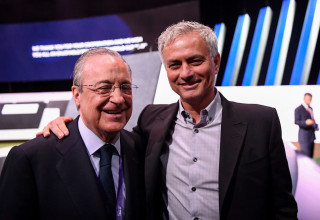 ז'וזה מוריניו ופלורנטינו פרס (צילום: GettyImages)