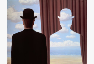 רנה מגריט - האדם שנחתך מתוך העולם (צילום: Image courtesy of Centre Pompidou )