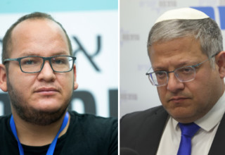איתמר בן גביר, חיים לוינסון (צילום: משה שי, פלאש 90, מרק ישראל סלם)