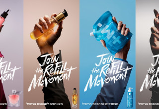 קמפיין לעידוד שימוש באריזות מילוי חוזר של לוריאל (צילום: יחצ)