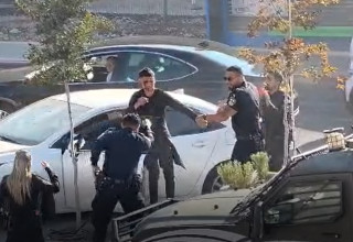מעצר גנב הרכב הקטין (צילום: צילום מסך רשתות חברתיות לפי חוק 27א לזכויות יוצרים)