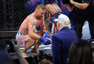 קרב ה-UFC בבית הלבן (צילום: gettyimages)