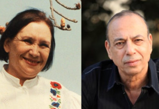 אבנר גדסי, נעמי שמר (צילום: אבשלום ששוני, אילן פורת)