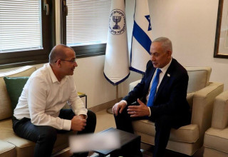 בנימין נתניהו, רומן גופמן (צילום: ללא קרדיט)