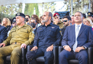 דוד זיני, דני לוי ואייל זמיר - נובמבר 2025  (צילום: נועם רבקין פנטון, פלאש 90)