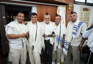 מהעלייה לתורה (צילום: מאיר פבלובסקי)