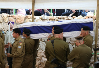 הלווייתו של ליאב כבביה ז"ל (צילום: מרק ישראל סלם)
