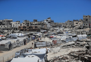 העיר עזה (צילום: REUTERS/Dawoud Abu Alkas)
