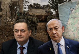 בנימין נתניהו, ישראל כ"ץ (צילום: פלאש 90,דובר צה"ל)