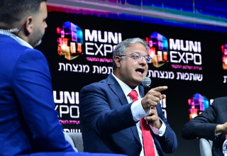 השר לביטחון לאומי, איתמר בן גביר באקספו (צילום: אבשלום ששוני)