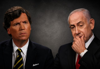 בנימין נתניהו, טאקר קרלסון (צילום: רויטרס, Getty Images)