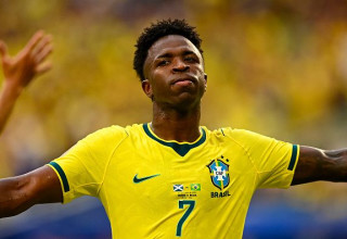 ויניסיוס ג'וניור חוגג (צילום: Rodrigo Villalba/Eurasia Sport Images/Getty Images)