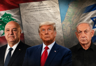 בנימין נתניהו, ג'וזף עאון, דונלד טראמפ (צילום: רויטרס)