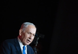 בנימין נתניהו (צילום: Chaim Goldberg/Flash90)