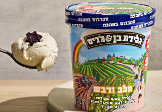 הגלידה החדשה של בן ₪ ג׳ריס  (צילום: אמיר מנחם)