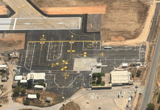 שדה התעופה בראש פינה (צילום: משרד התחבורה והבטיחות בדרכים)