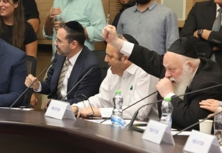 יצחק גולדקנוף במהלך הדיון (צילום: נועם מושקוביץ, דוברות הכנסת)