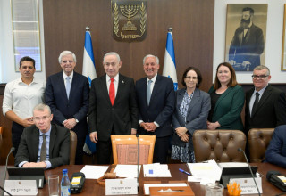 תקצוב תוכנית יהדות התפוצות, עם נתניהו לוין ושיקלי (צילום: מעיין טואף/לע״מ)