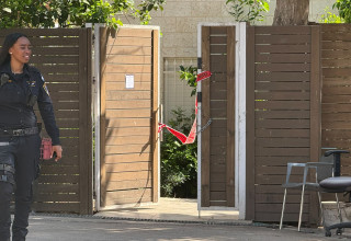 זירת האירוע (צילום: הודיה רן, וואלה)