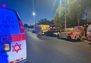 אמבולנס בבאר שבע (צילום: תיעוד מבצעי מד"א)