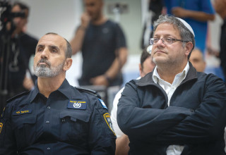 איתמר בן גביר, דני לוי (צילום: חיים גולדברג, פלאש 90)