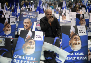 שלטים של הליכוד ב-2020 (צילום: גילי יערי, פלאש 90)