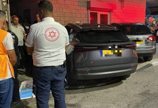 אירוע אלימות בצפון (צילום: תיעוד מבצעי מד"א)