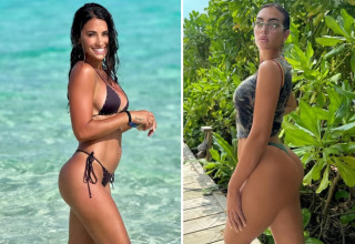 ג'ורג'ינה רודריגס ואנטונלה רוקוזו (צילום: צילום מסך, אינסטגרם)