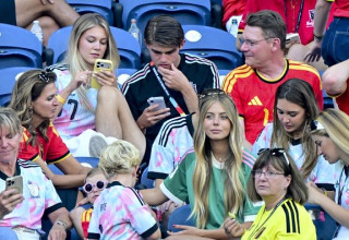 מישל גרציג ביציע (צילום: DIRK WAEM / BELGA MAG / Belga / AFP via Getty Imag)