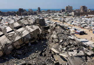 העיר עזה (צילום: REUTERS/Mahmoud Issa)
