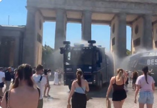 גל החום הקיצוני בגרמניה (צילום: צילום מסך רשת X)