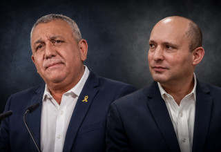 נפתלי בנט, גדי איזנקוט (צילום: פלאש 90)
