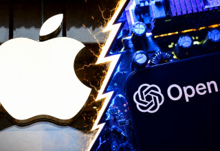 אפל תובעת את OpenAI (צילום: REUTERS/Dado Ruvic/Illustration/File Photo,איור: מעריב אונליין,REUTERS/Abdul Saboor/File Photo)