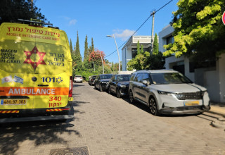 מזירת טביעת התינוק בהרצליה (צילום: תיעוד מבצעי מד"א)