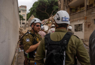 המשלחת הישראלית לרעידת האדמה בוונצואלה (צילום: דובר צה"ל)
