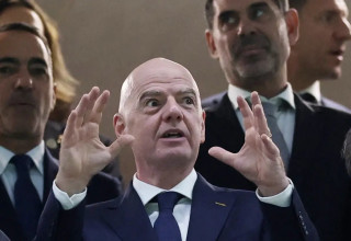 ג'אני אינפנטינו נשיא פיפ"א (צילום: רויטרס)