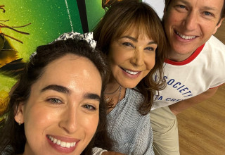 חני נחמיאס מפתיעה את משי קליינשטיין (צילום: פרטי)