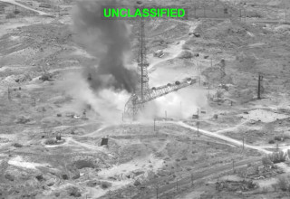 תקיפה אמריקאית באיראן (צילום: CENTCOM)