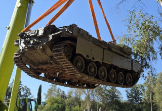 הפומה שבה נהרגו שבעה לוחמי גדוד 605 בחאן יונס (צילום: הנצחה חטיבה 188 )