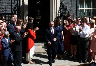 קיר סטארמר ביומו האחרון (צילום: REUTERS)