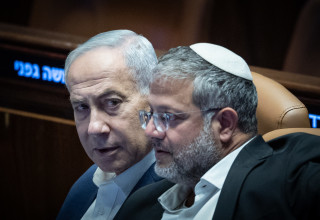 איתמר בן גביר ובנימין נתניהו (צילום: יונתן זינדל פלאש 90)