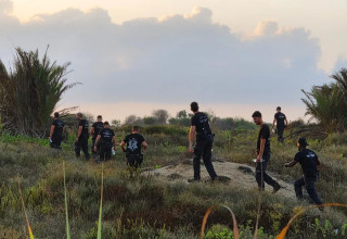 החיפושים אחר יובל כוגן (צילום: דוברות המשטרה)