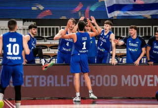 החגיגה של נבחרת הנוער נמשכת (צילום: אתר רשמי, FIBA)