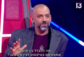 עידן רייכל ב"דה וויס" (צילום: רשת 13)