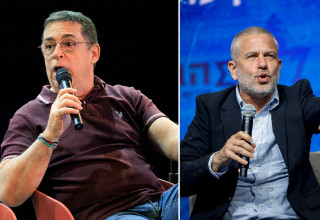 ינון מגל ובן כספית (צילום: פלאש 90,משה שי,חיים גולדברג)