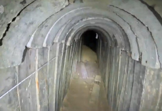 מנהרות של חמאס ברצועת עזה (צילום: דובר צה"ל)