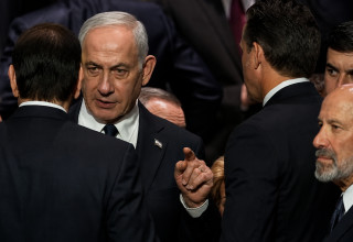 בנימין נתניהו, מרקו רוביו, פיט הגסת' (צילום: צילום מסך)